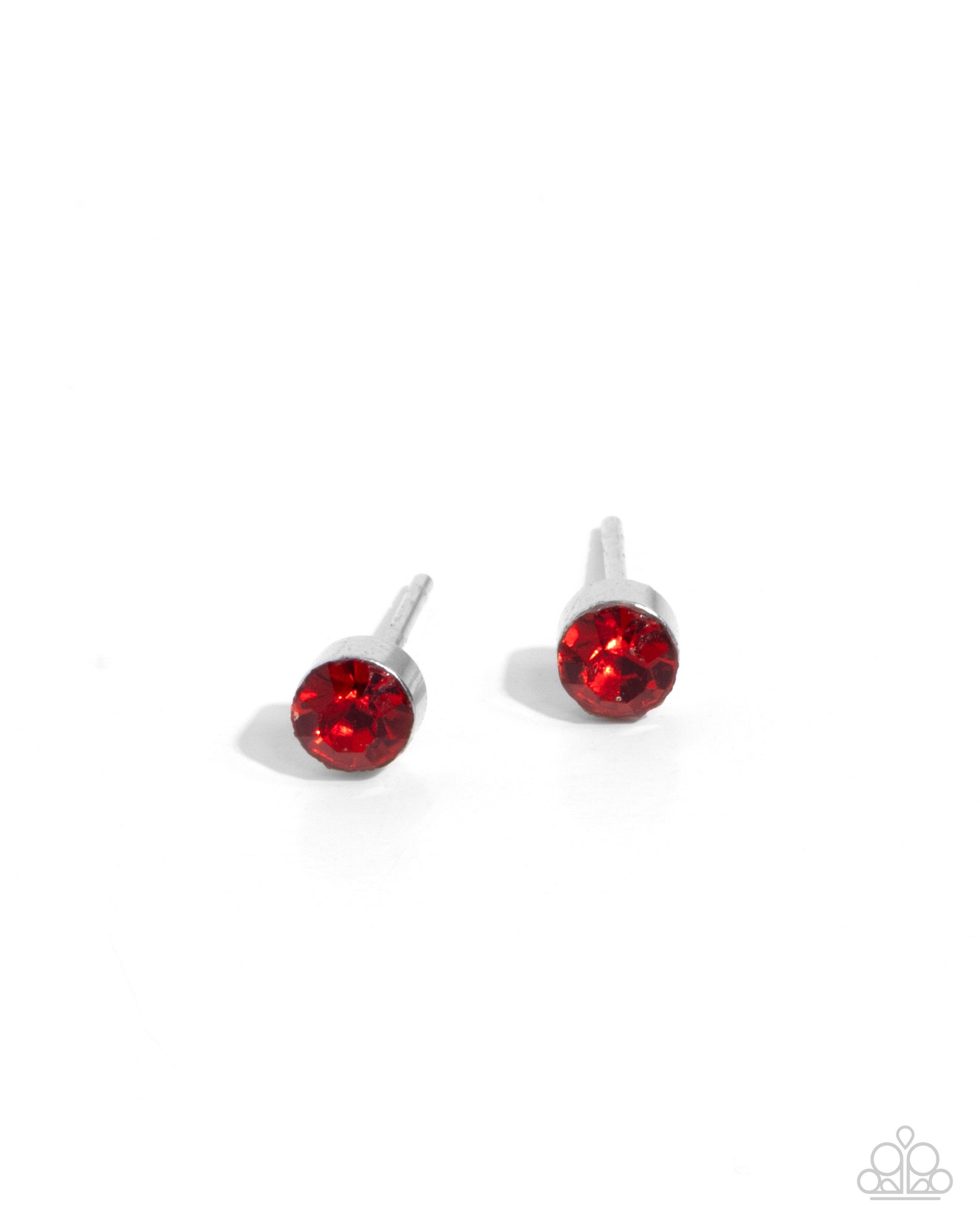 Paparazzi Logical Light - Red Earrings