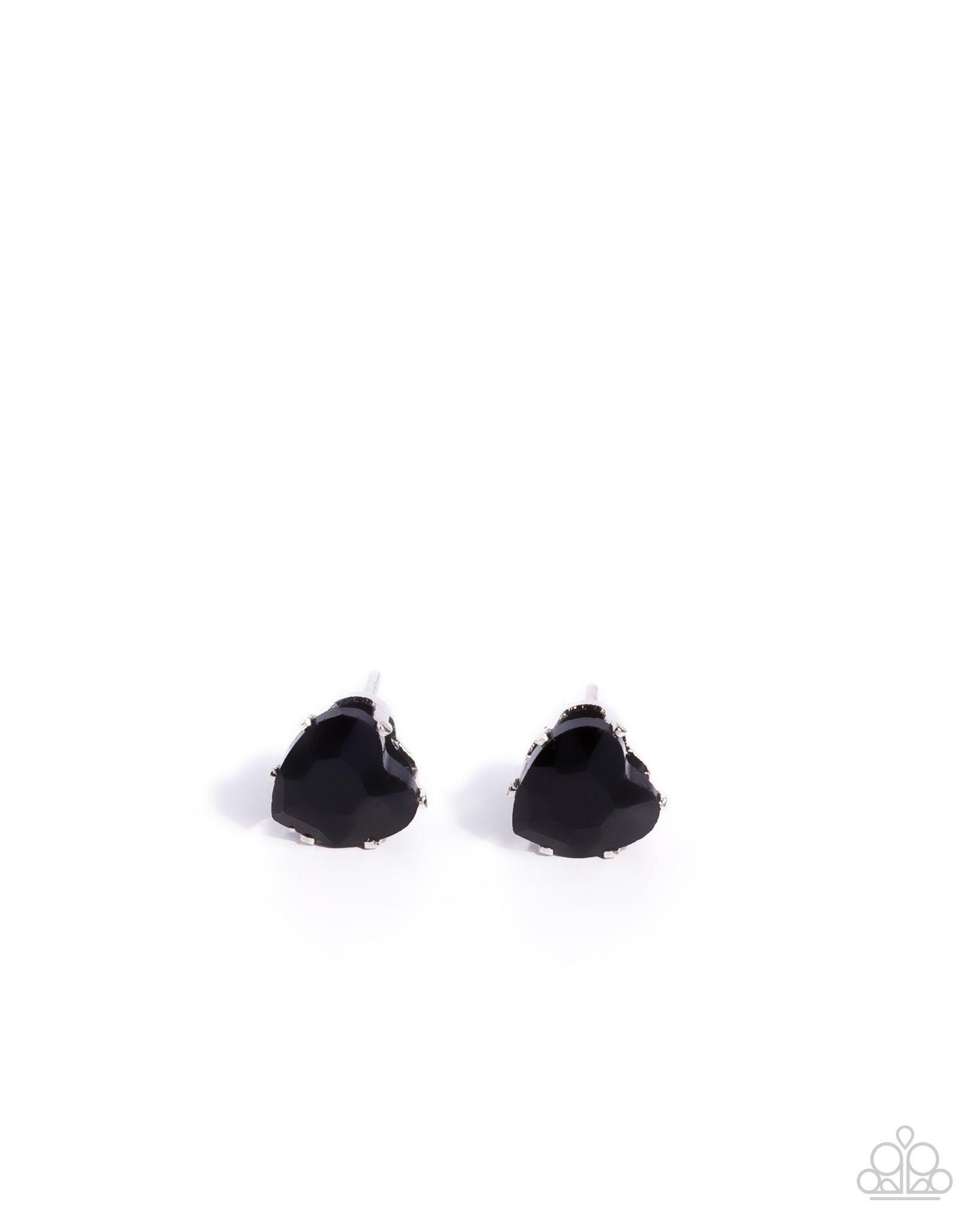 Paparazzi Sweetheart Stunner - Black Earrings