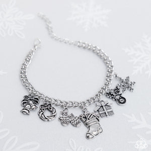 Paparazzi Christmas Classics - Silver Bracelet