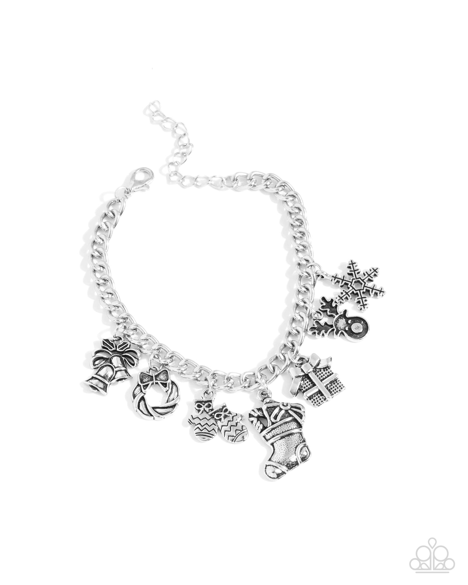 Paparazzi Christmas Classics - Silver Bracelet