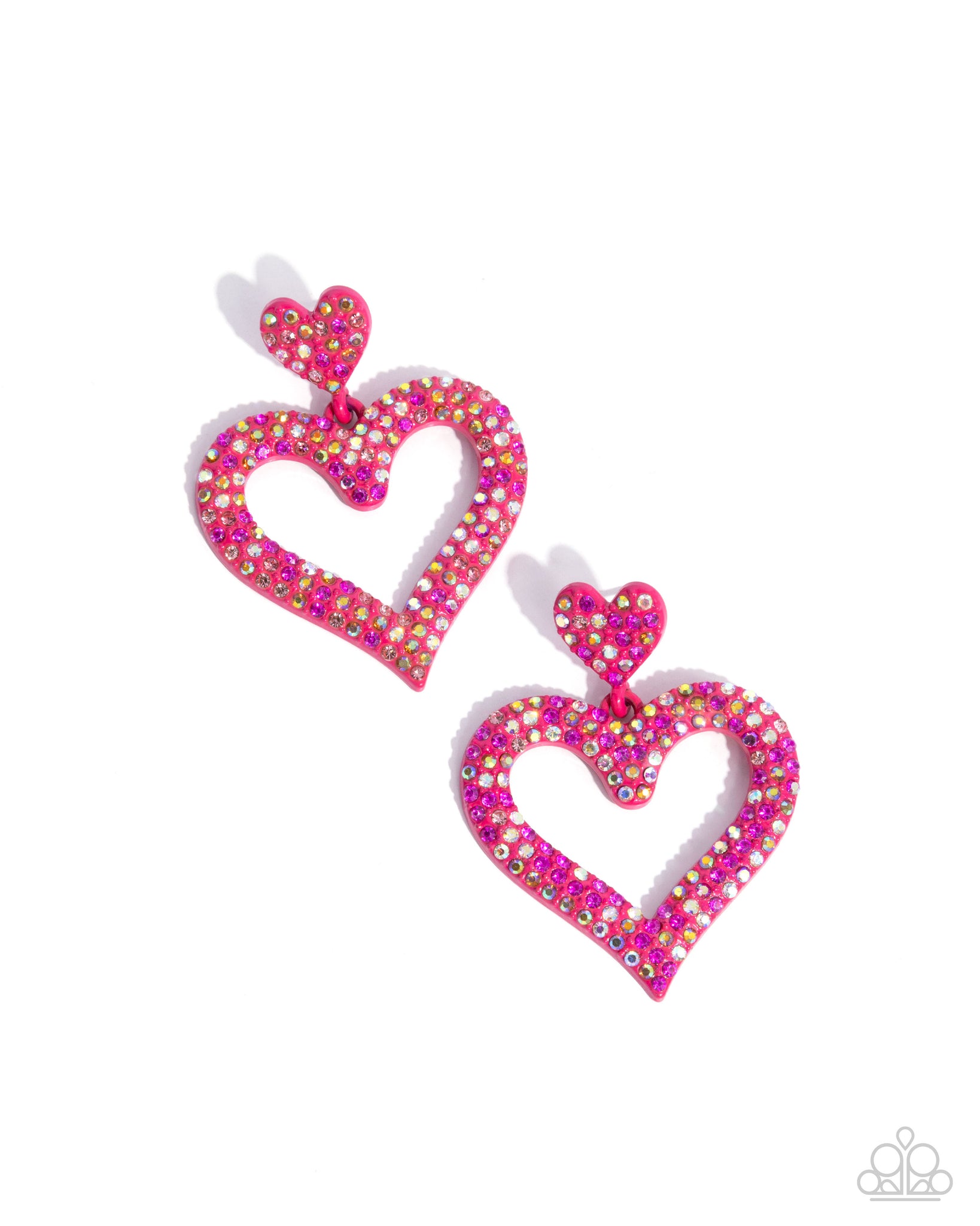 Paparazzi Dazzling Deed - Pink Earrings