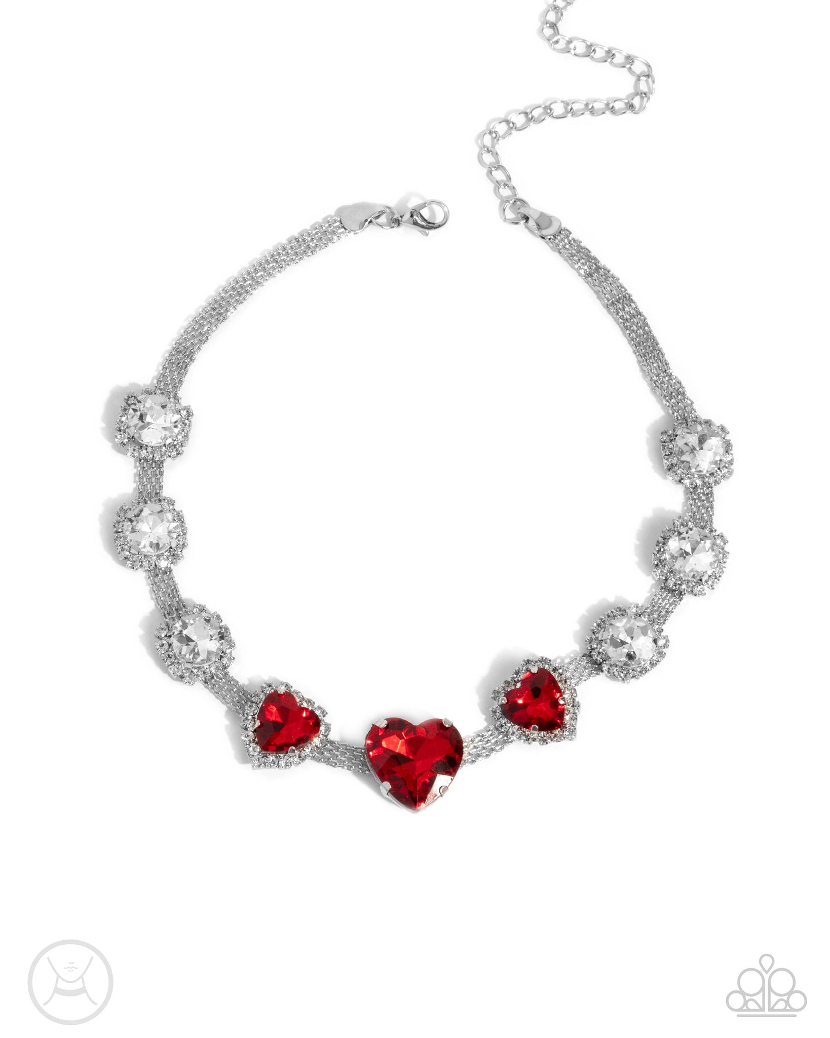 Paparazzi Valentine's Vibe - Red Choker