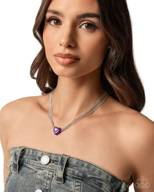 Paparazzi Malibu Infatuation - Purple Necklace