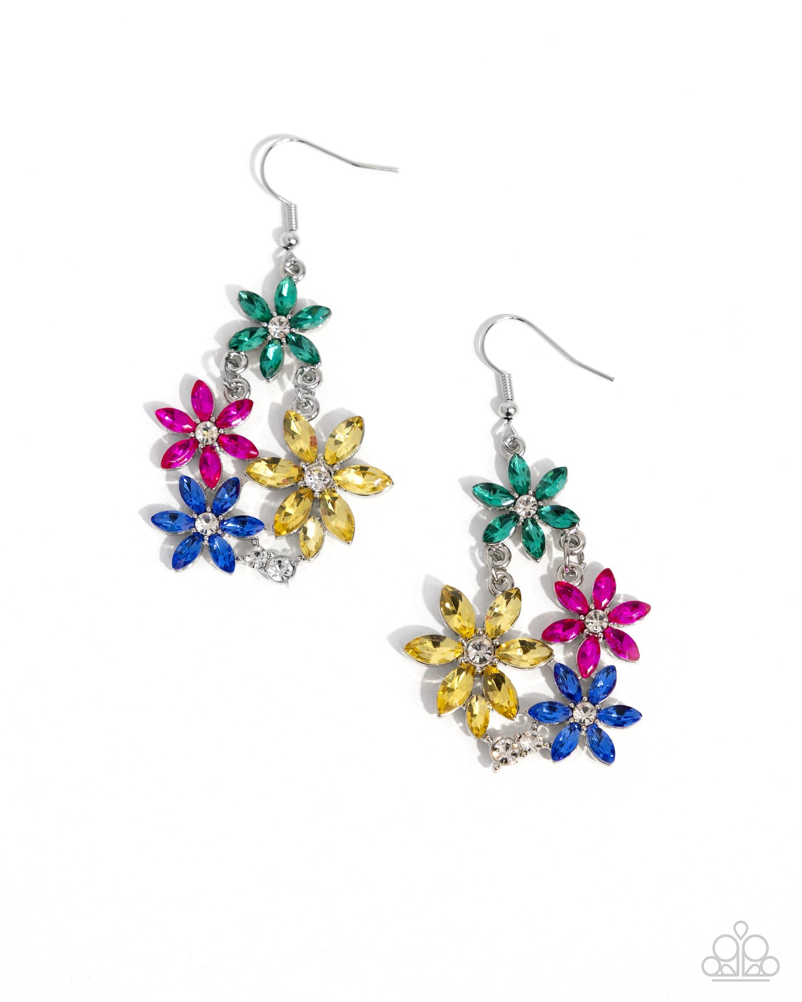 Paparazzi Floral Founder - Multi Earrings