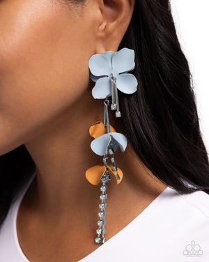 Paparazzi Capitol Chic - Blue Earrings