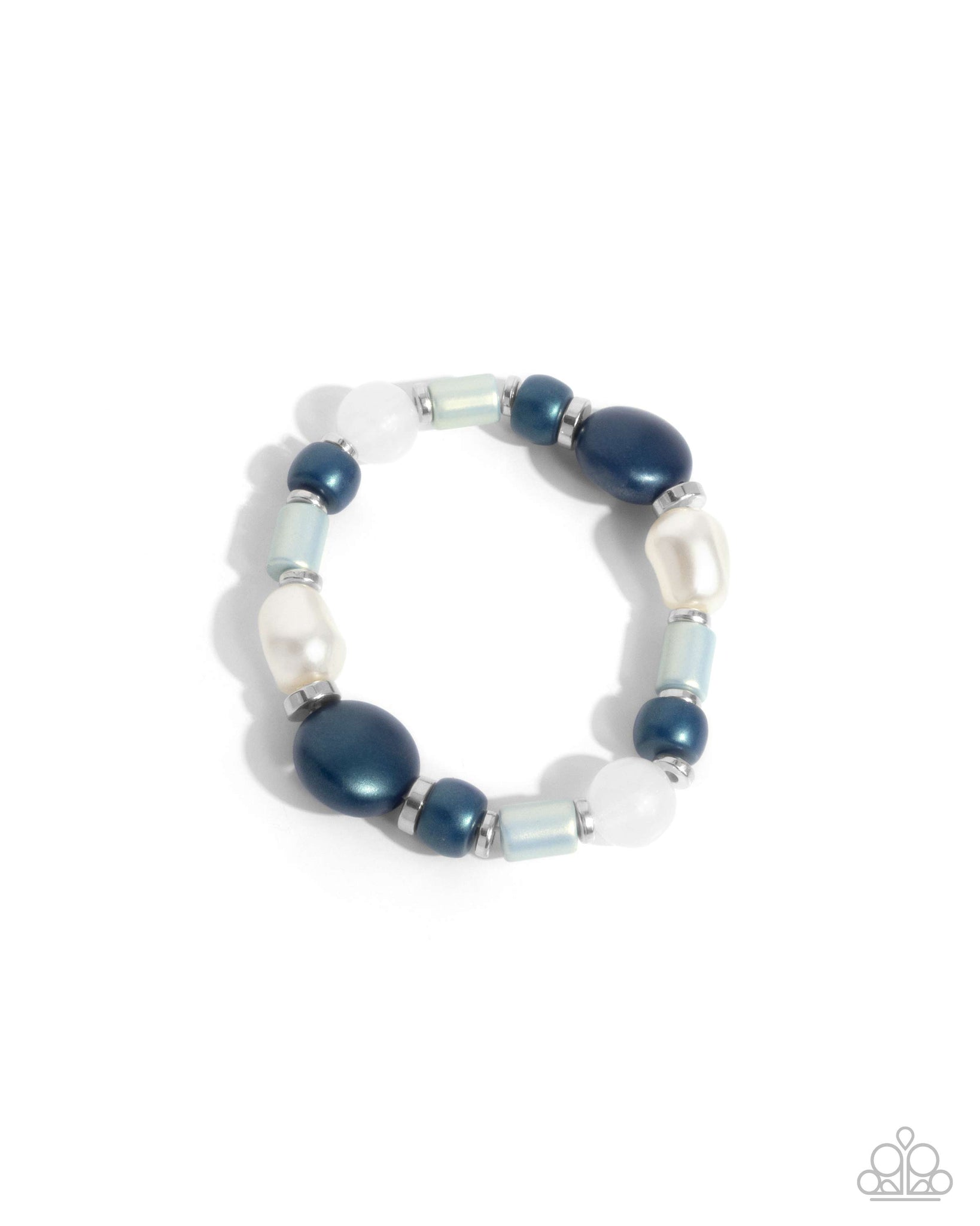 Paparazzi Captivating Can-Can Blue Necklace & Charming Can-Can Blue Bracelet