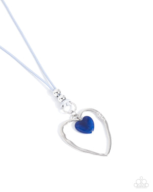 Paparazzi Lovely to Sit With You - Blue Necklace