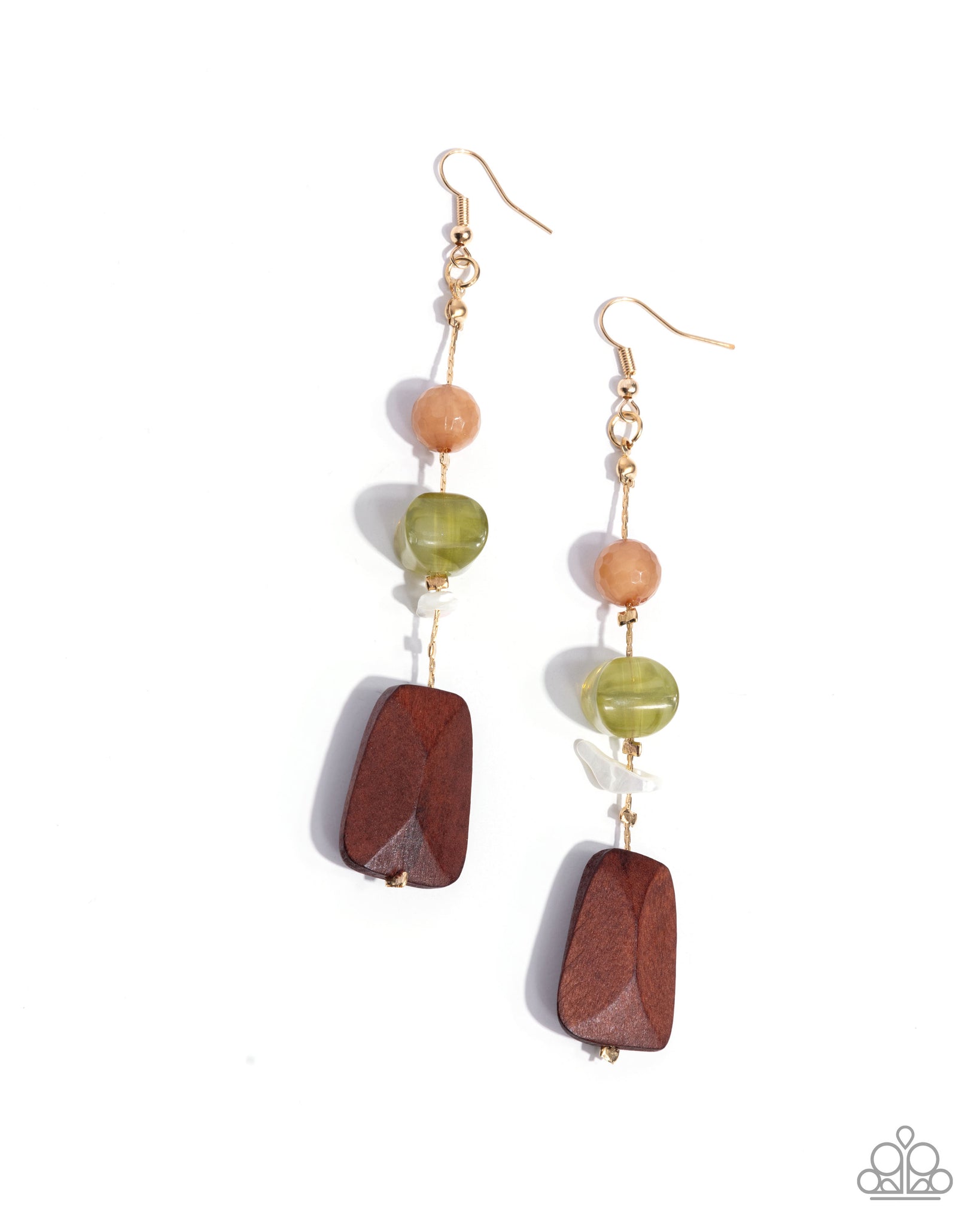 Paparazzi Creative Collection - Green Earrings