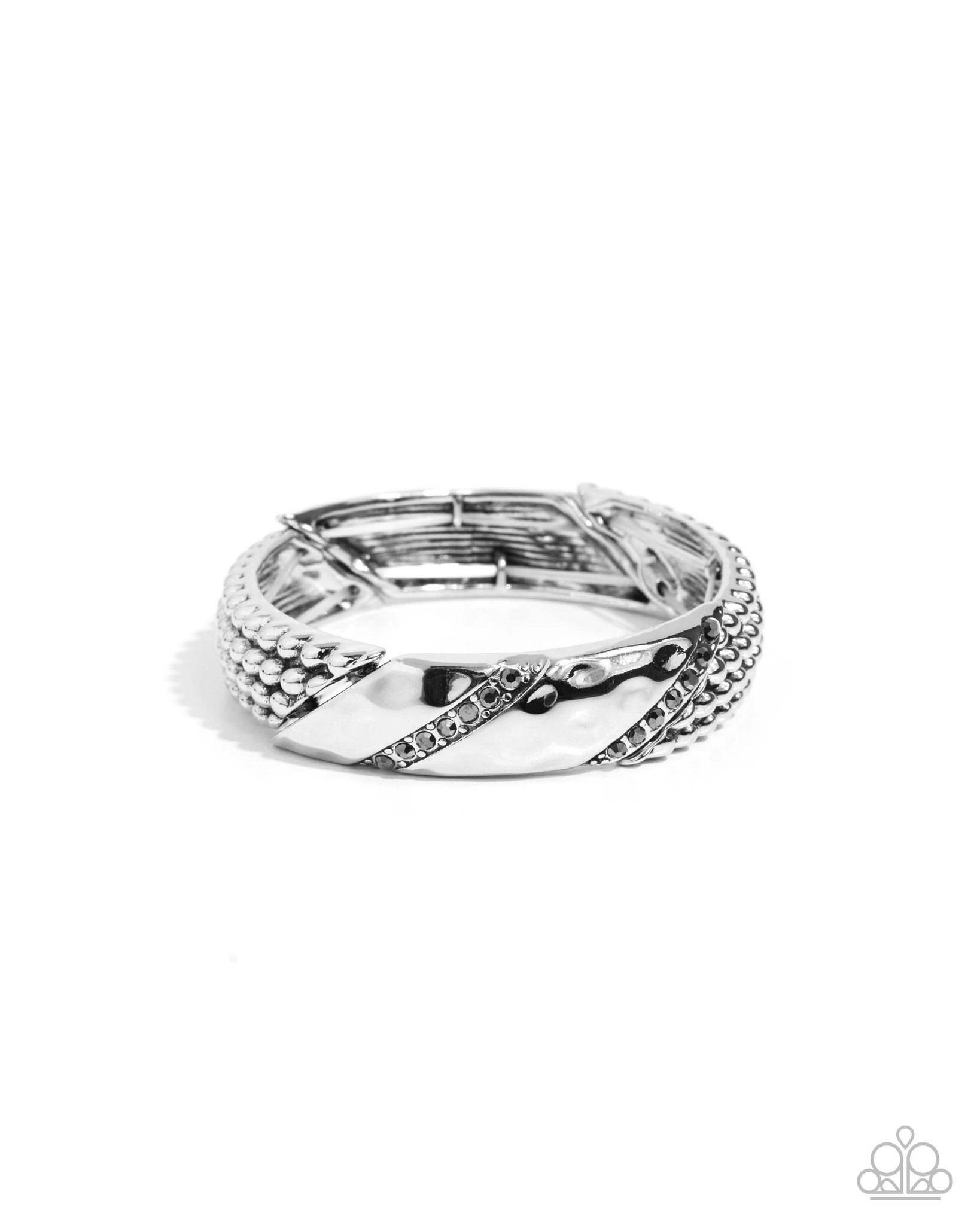 Paparazzi Good Time Grunge - Silver Bracelet