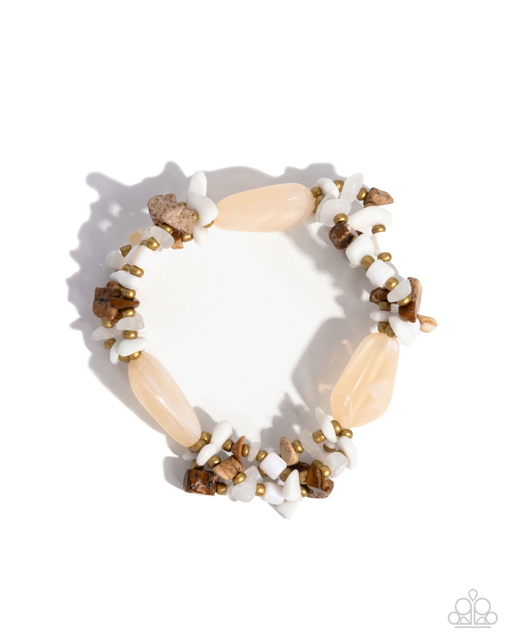 Paparazzi Garden Palette - White Bracelet