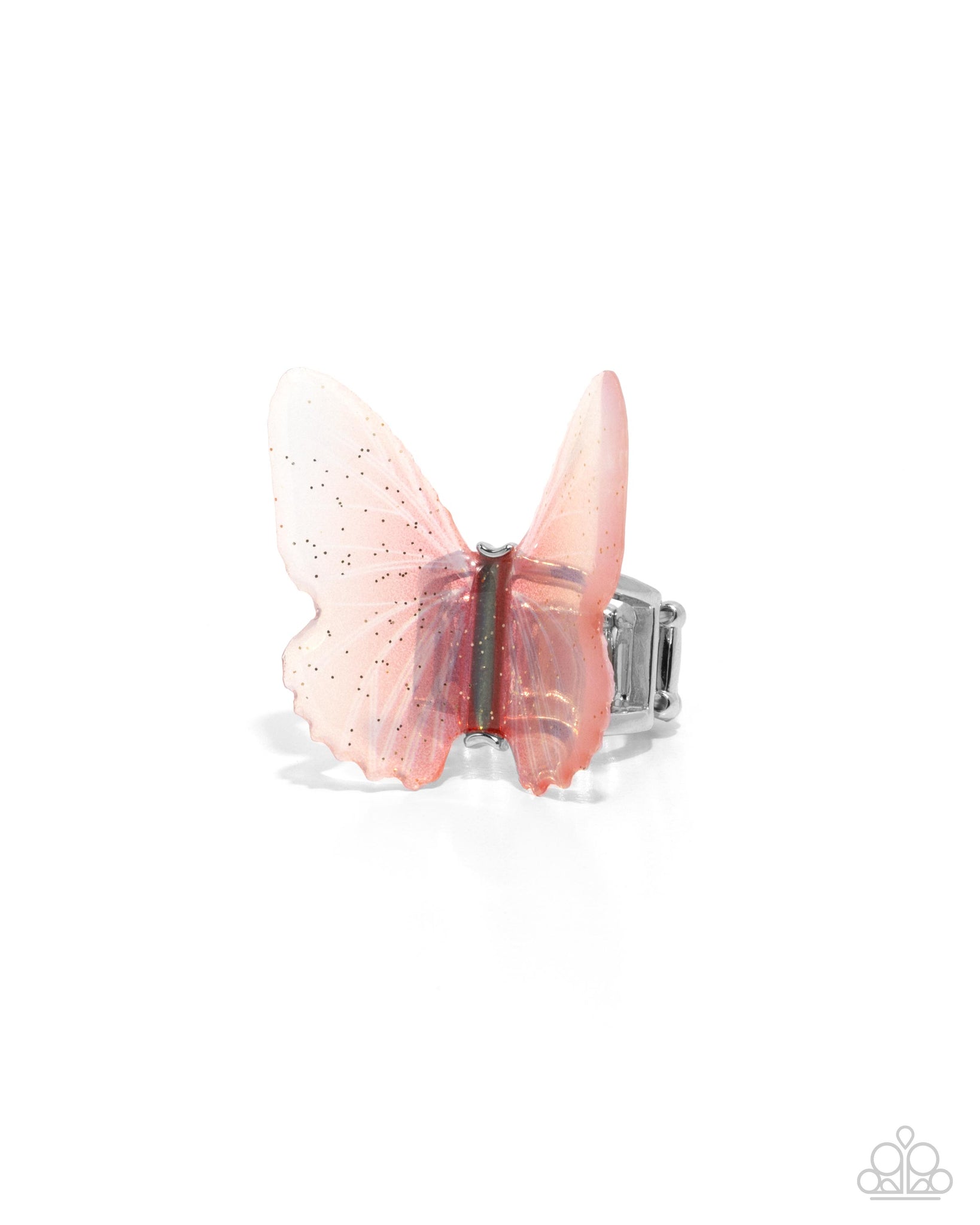 Paparazzi Fine Flight - Pink Necklace & Free-Spirited Flight - Pink Ring