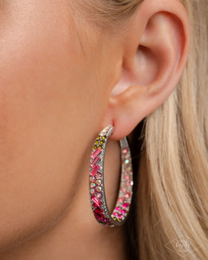 Paparazzi GLITZY By Association - Multi Earrings