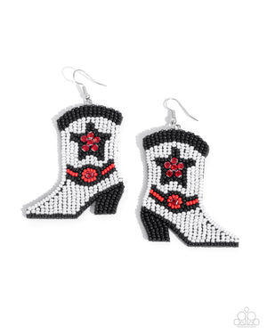 Paparazzi Beaded Boot - Multi Earrings