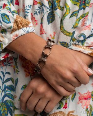Paparazzi Butterfly Build Copper Necklace & Fluttering Fabrication Copper Bracelet