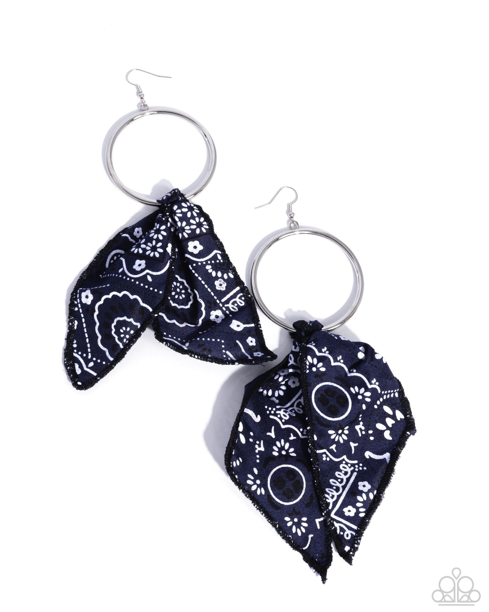 Paparazzi Bandana Belleza - Blue Earrings