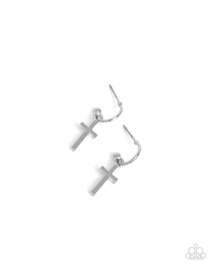 Paparazzi Daily Divinity - Silver Earrings