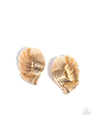 Paparazzi Carnivale Confidence - Gold Earrings