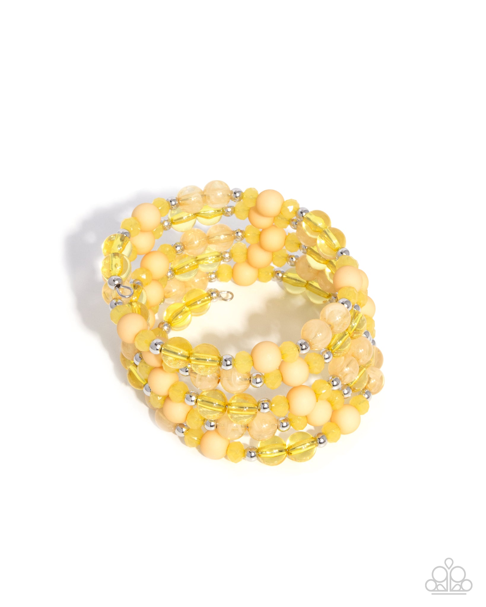 Paparazzi Colorful Chorus - Yellow Bracelet