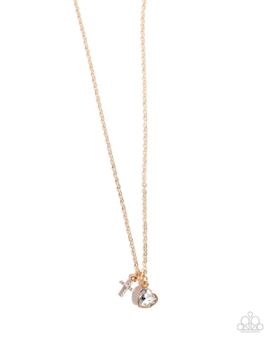 Paparazzi Blessed Brilliance - Gold Necklace