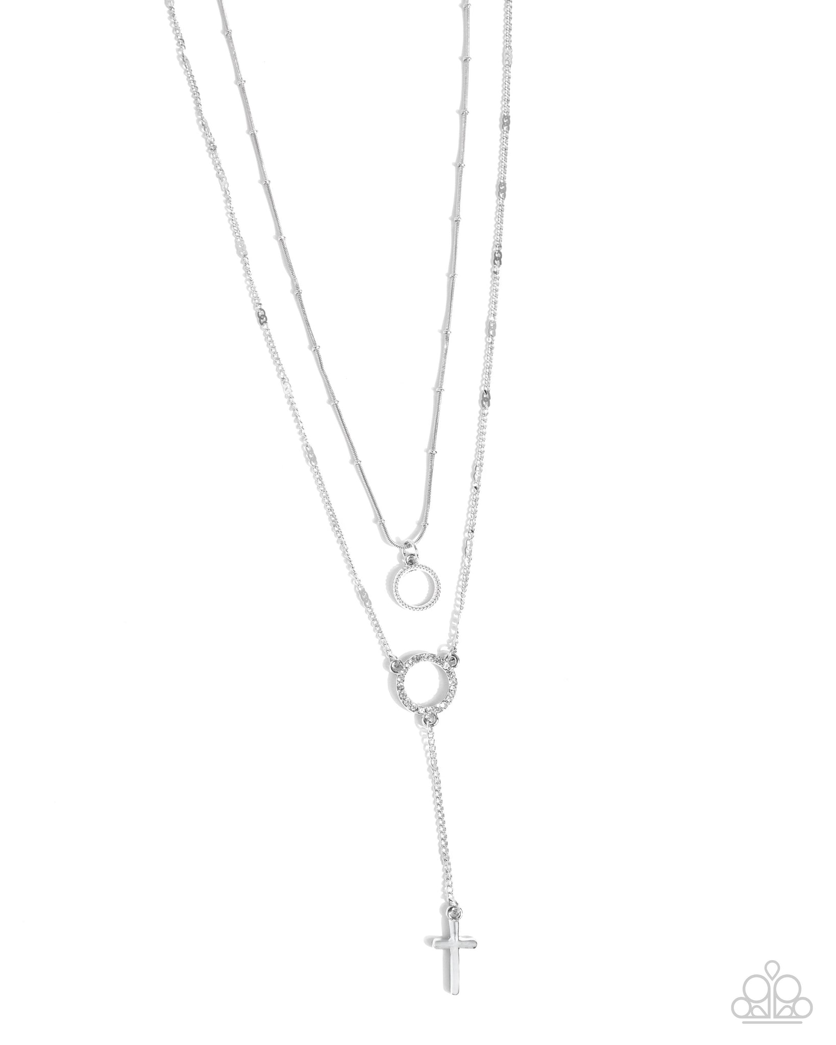 Paparazzi Faithfully Fierce - White Necklace