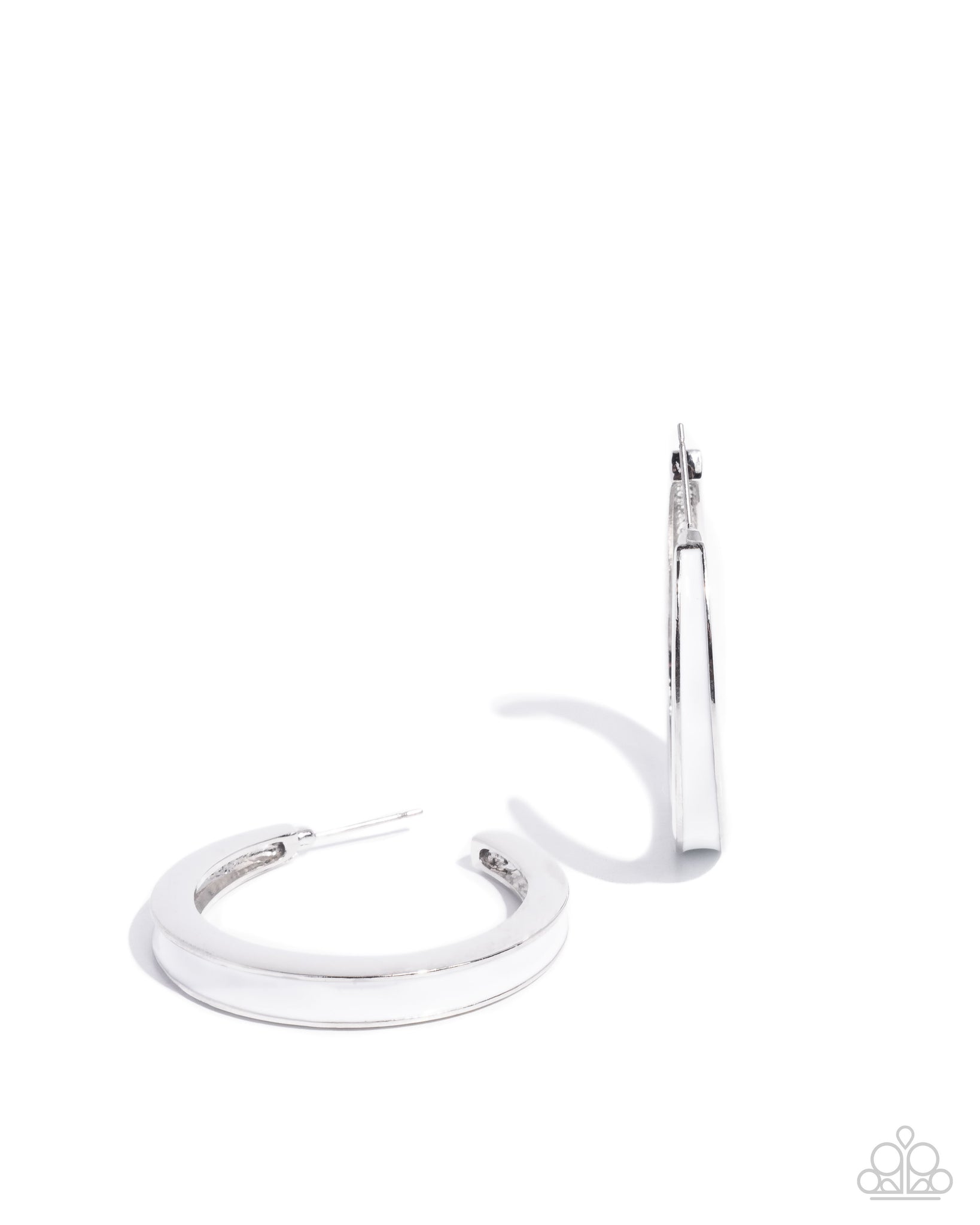 Paparazzi Painted Prowess - White Earrings