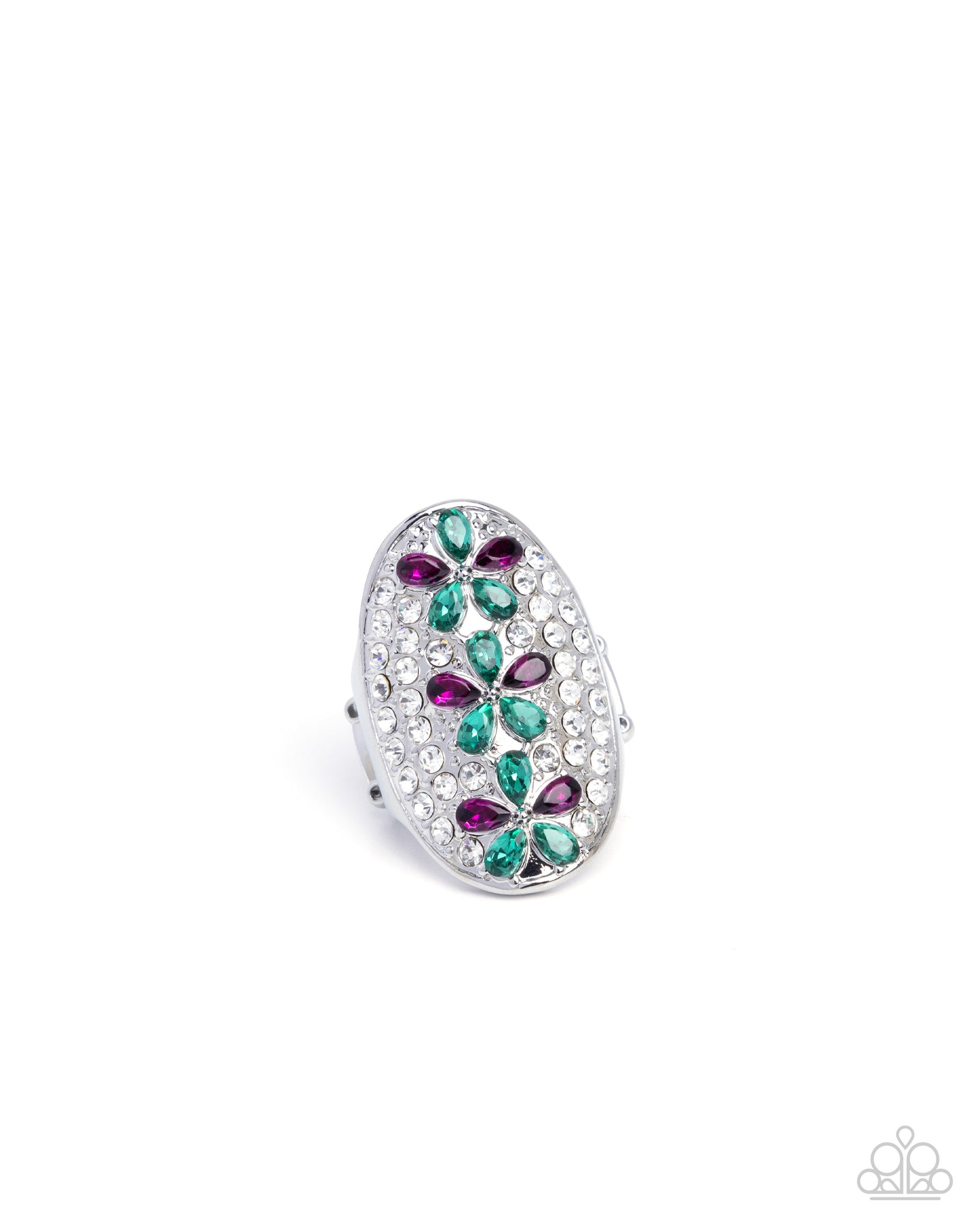 Paparazzi Linear Lush - Green Ring