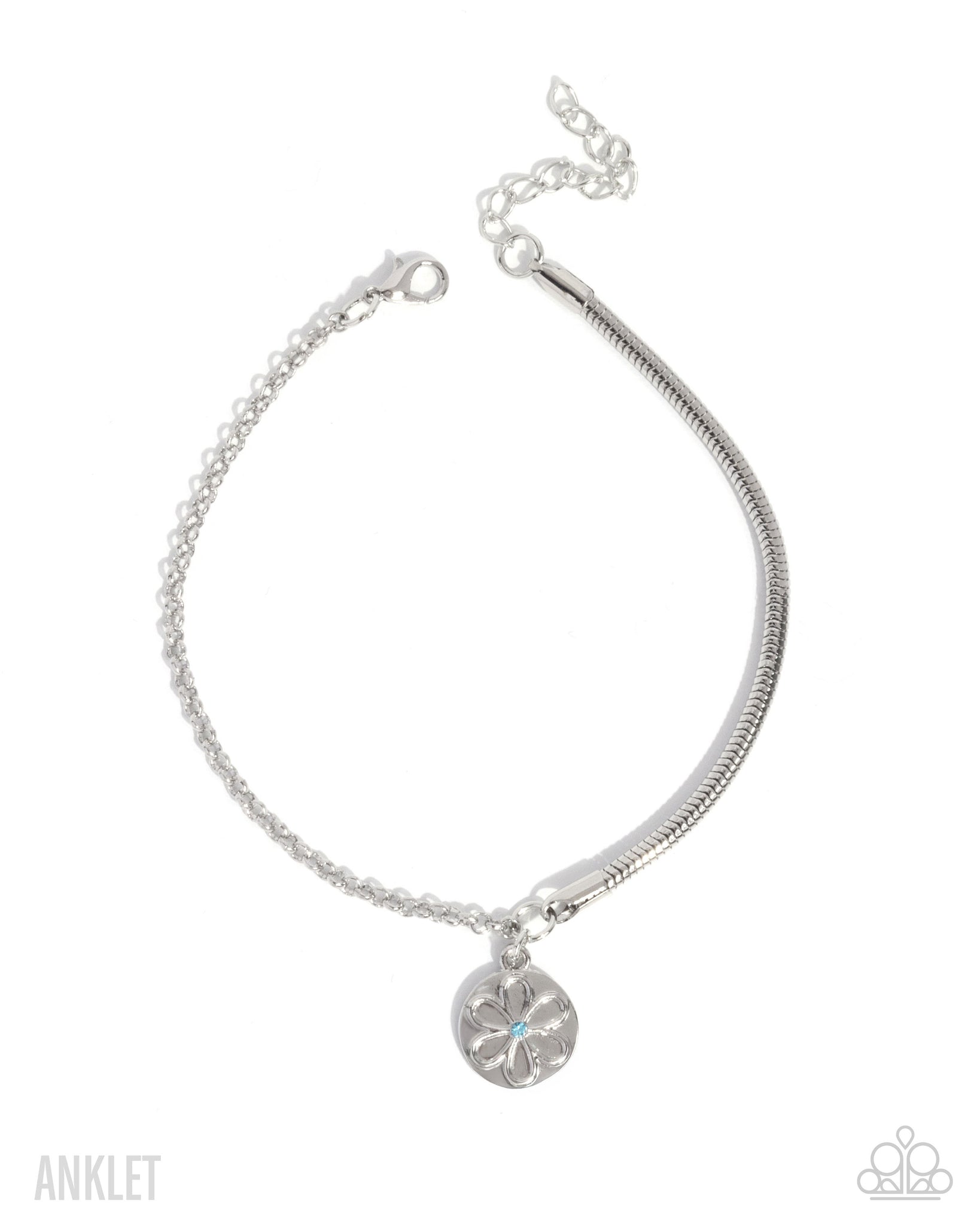 Paparazzi Glistening Growth - Blue Anklet