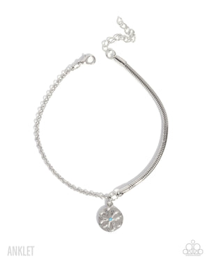 Paparazzi Glistening Growth - Blue Anklet
