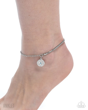 Paparazzi Glistening Growth - Blue Anklet