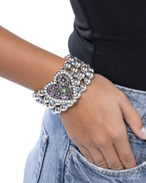 Paparazzi Personal History - Purple Bracelet