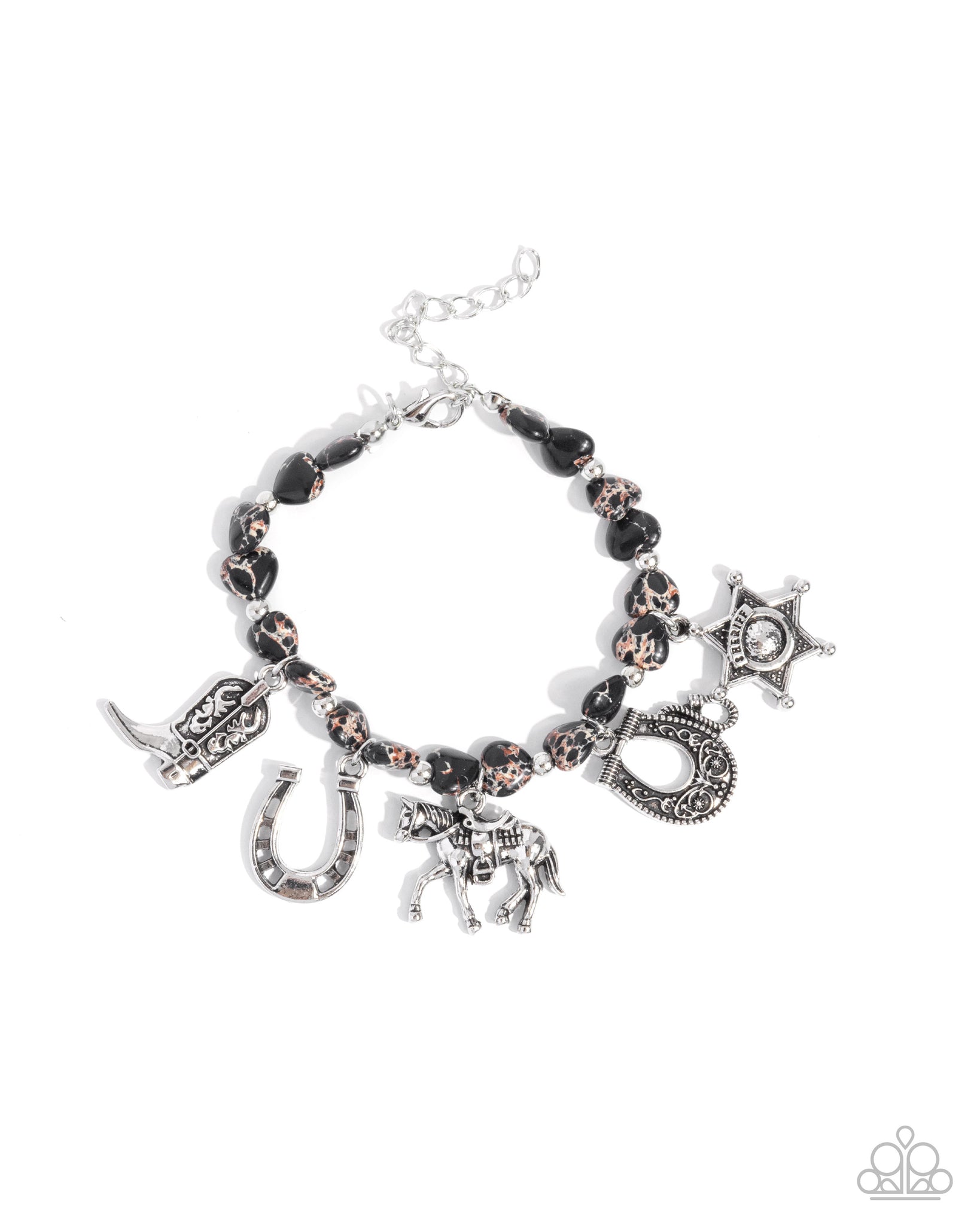Paparazzi Cowboy Chorus - Black Bracelet