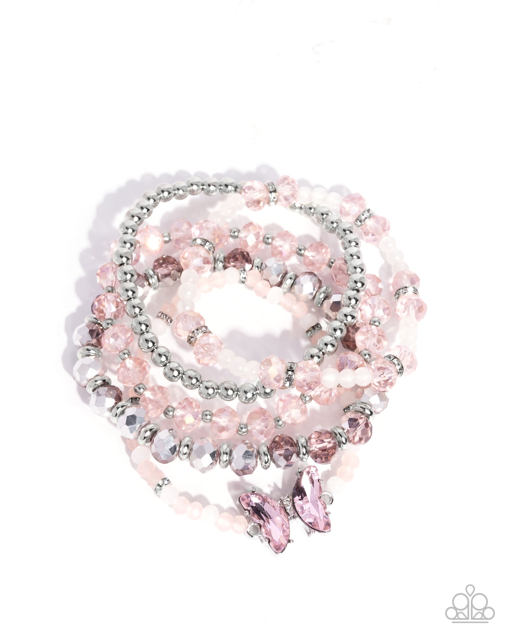 Paparazzi Aerial Abundance - Pink Bracelet