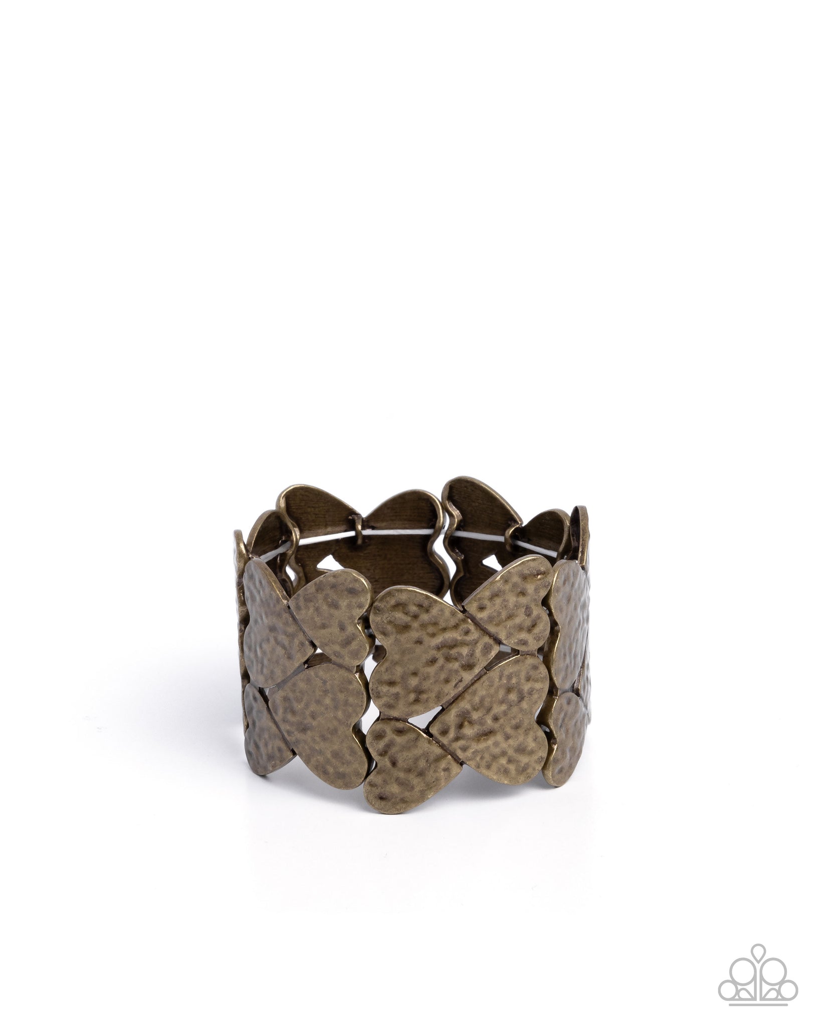 Paparazzi Heart Headline - Brass Bracelet