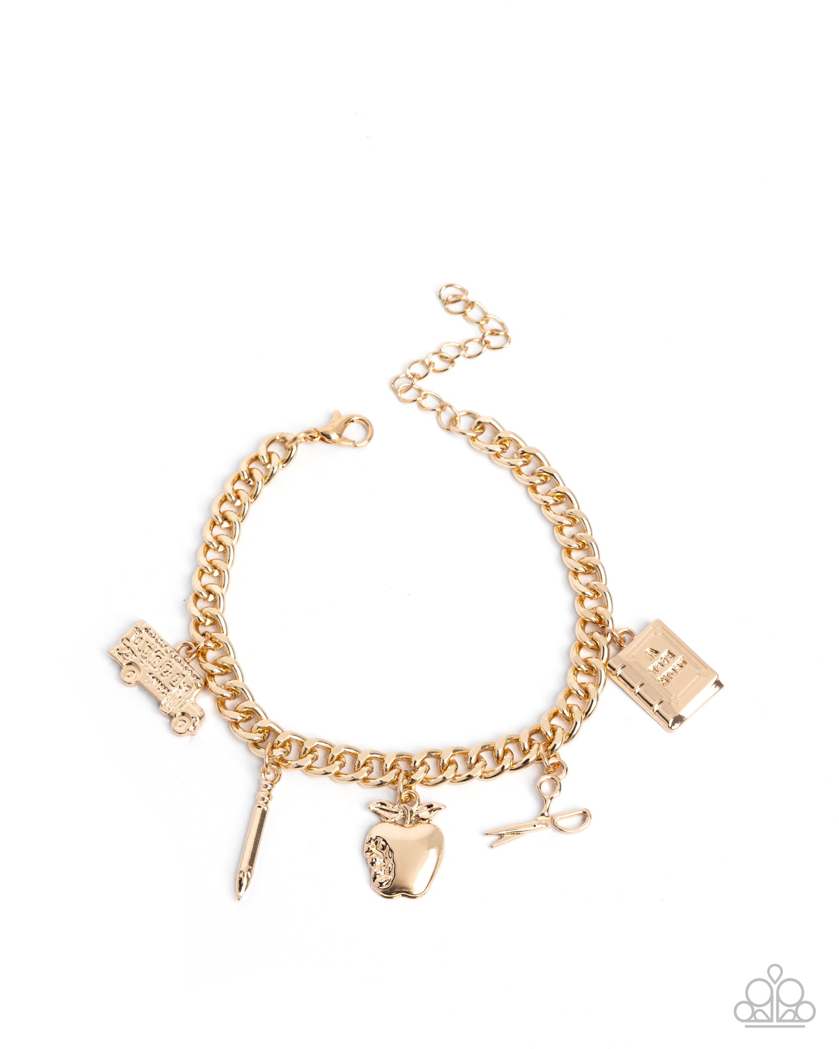 Paparazzi School is in Session - Gold Bracelet