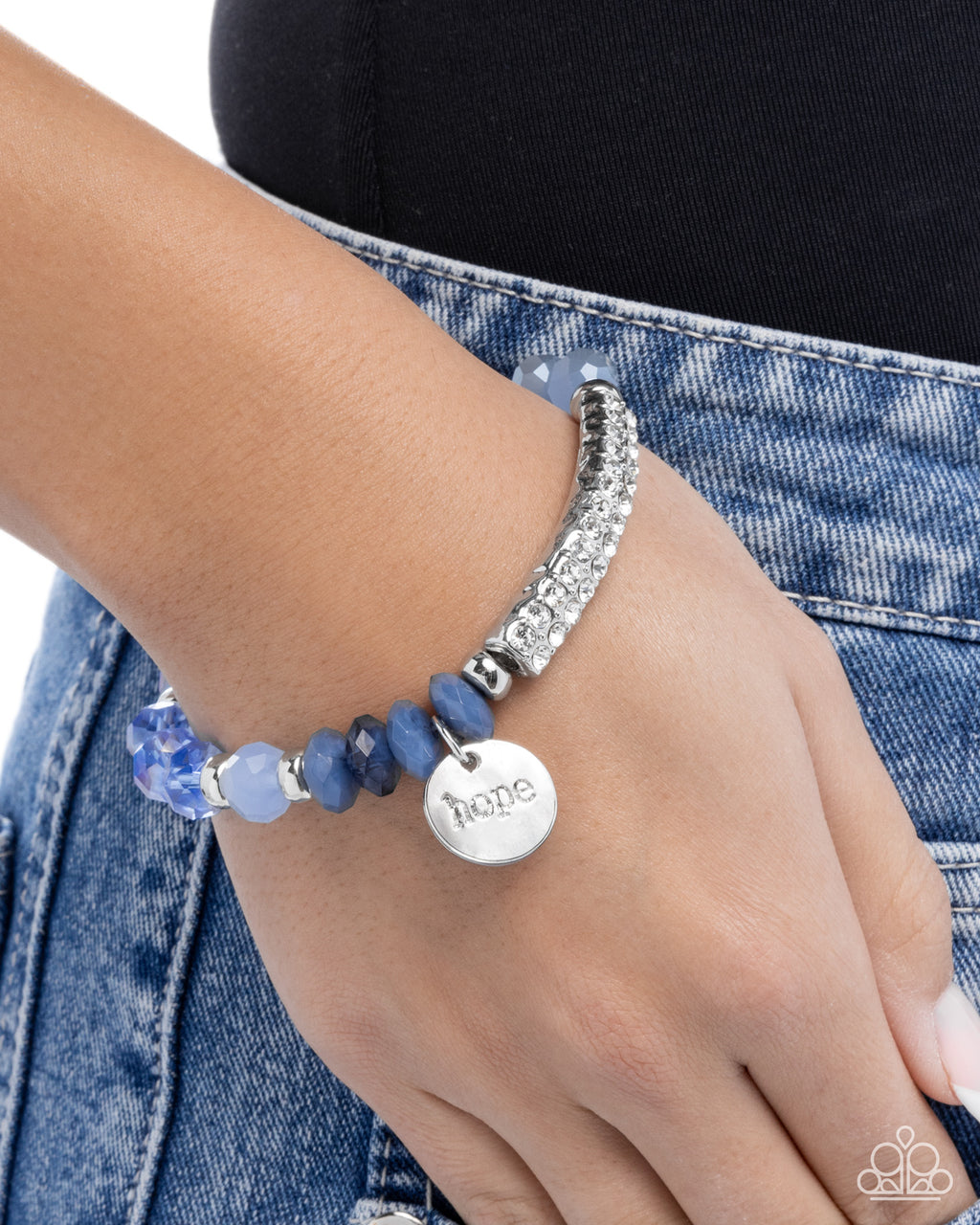 Paparazzi Handcrafted Hope - Blue Bracelet