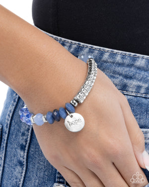 Paparazzi Handcrafted Hope - Blue Bracelet
