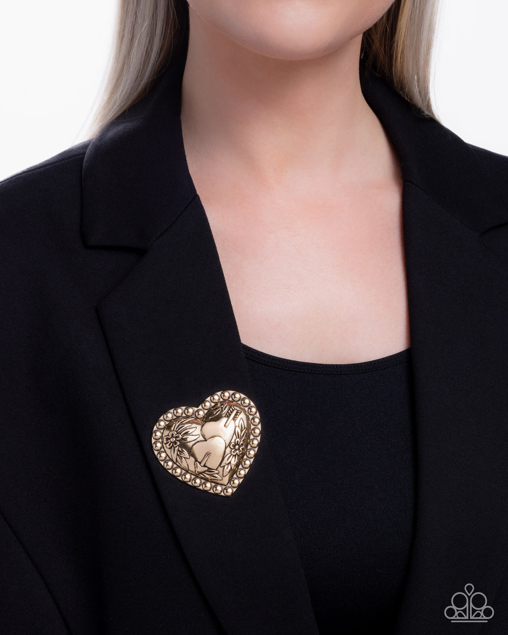 Paparazzi A Breath of Fresh Romance - Gold Brooch
