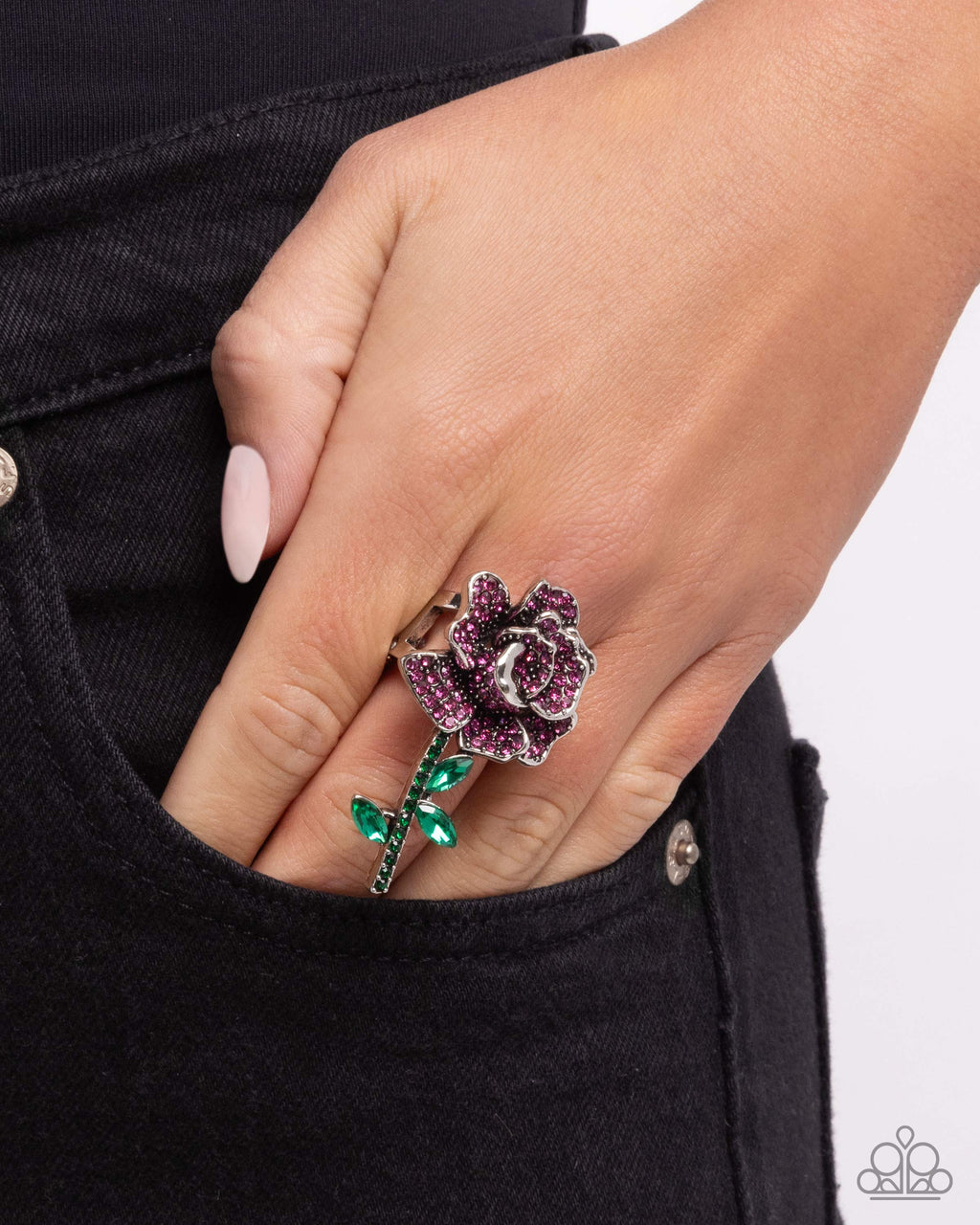 Paparazzi Boutonniere Bling - Pink Ring