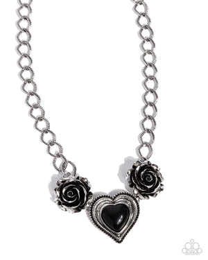 Paparazzi Be My Forever - Black Necklace