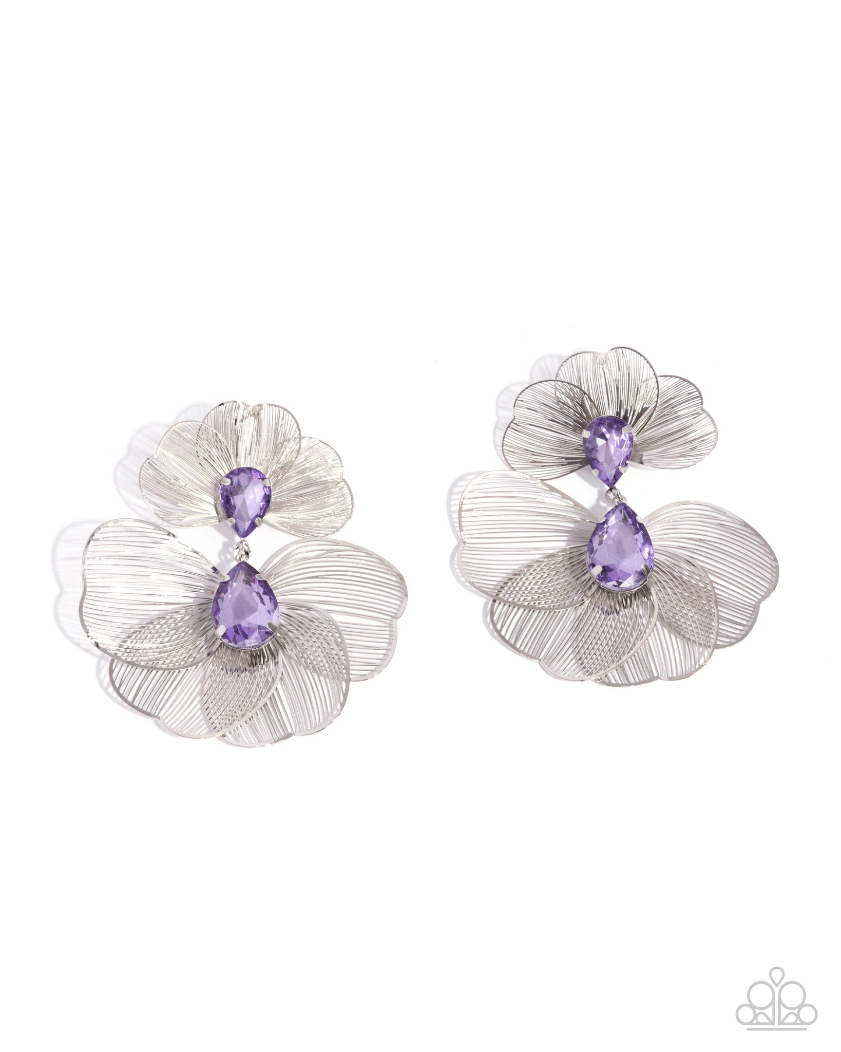 Paparazzi Wiry Wisdom - Purple Earrings