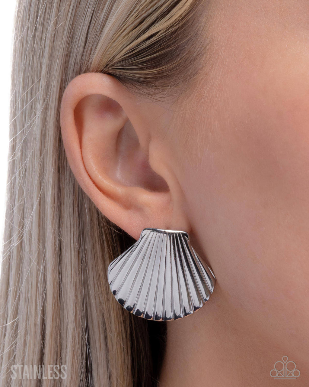 Paparazzi Coastal Clique - Silver Earrings