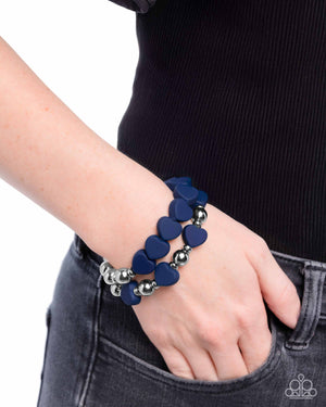 Paparazzi Malibu Motivation Blue Necklace & Malibu Moxie Blue Bracelet