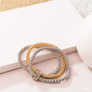 Paparazzi Life of the Party Exclusive May 2025 - Faceted Facade Multi Necklace