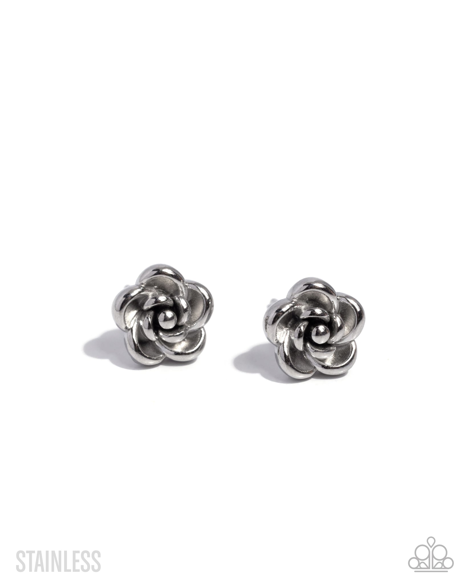 Paparazzi Royal Grounds - Silver Earrings