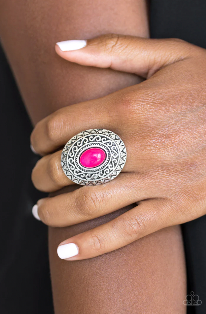 Paparazzi Hello, Sunshine - Pink Ring