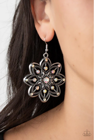Paparazzi Prismatic Perennial - Multi Iridescent Earrings