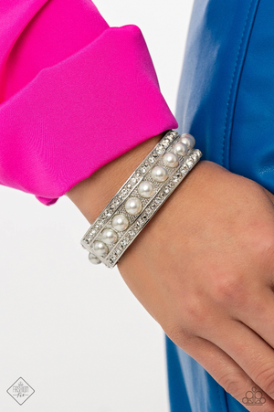 Paparazzi About a PEARL - White Bracelet