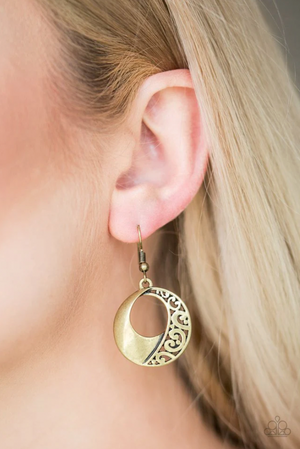 Paparazzi Eastside Excursionist - Brass Earrings