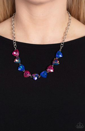 Paparazzi Dreamy Drama - Blue Necklace