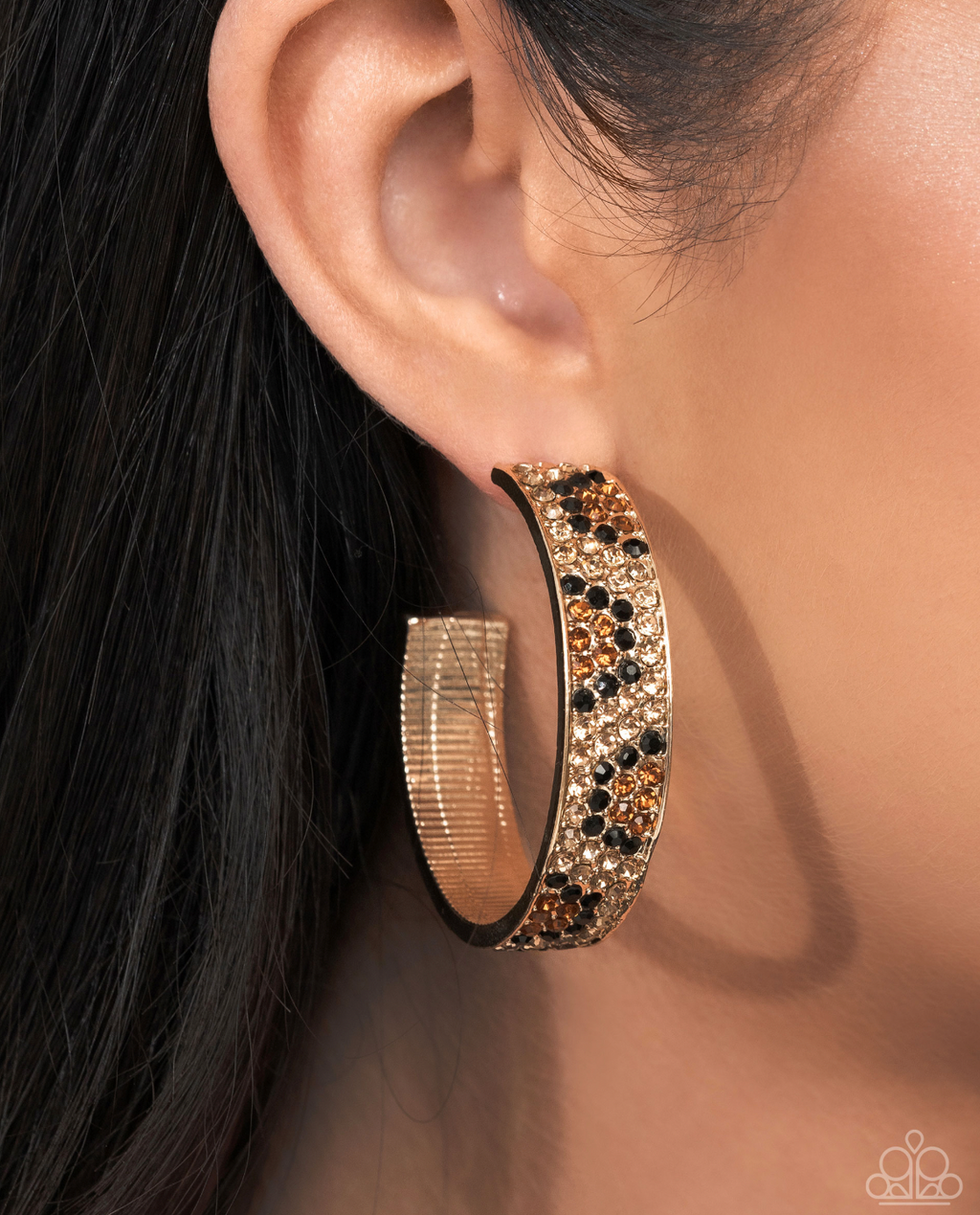 Paparazzi Life of the Party Exclusive January 2025 -Cheetah Clique Multi Earrings